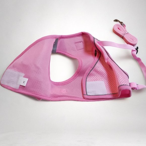 Small Breed Pink Dog Harness and Leash Size XL - Picture 3 of 6